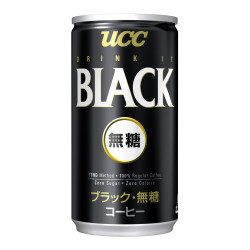 UCC black Zero sugar 185g