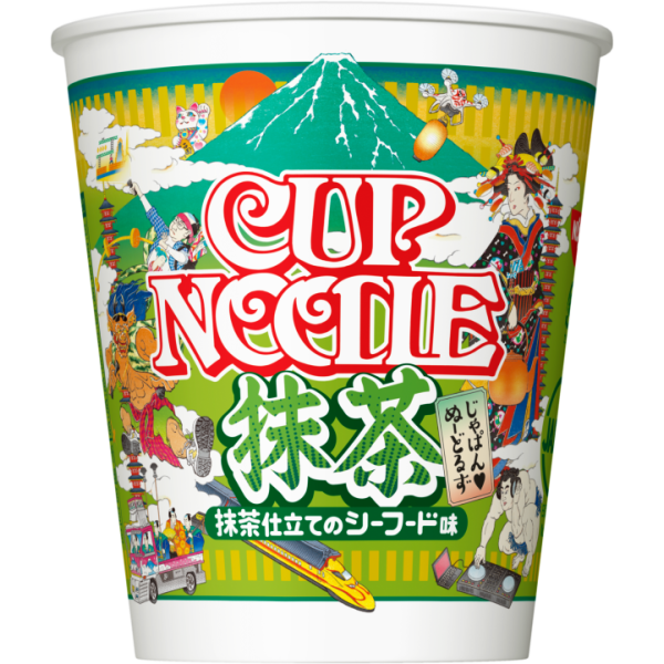 Nissin Cup Noodle Green Tea Seafood