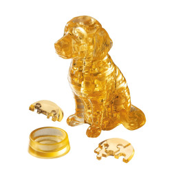 3D Crystal Puzzle   Golden Retriever